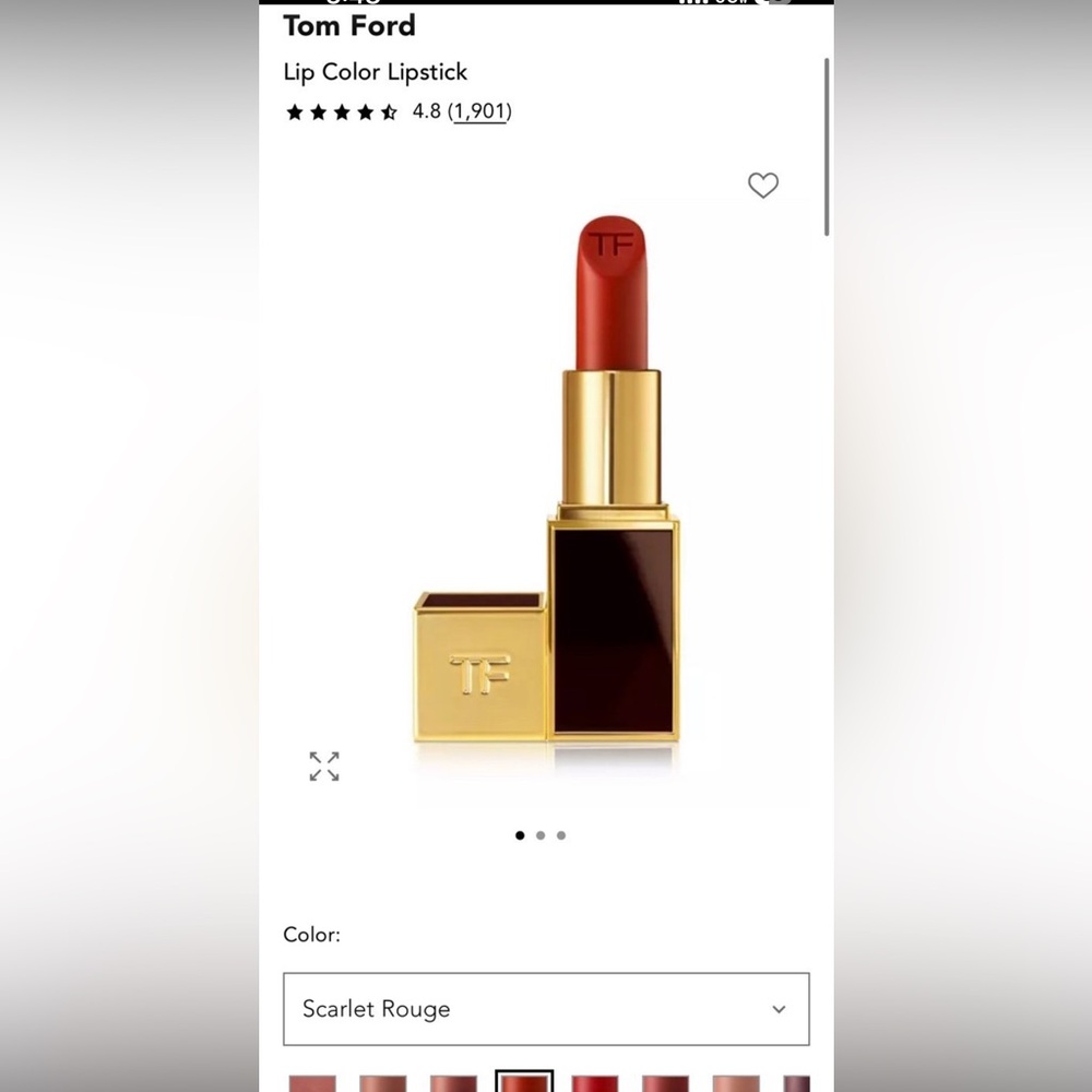 Tom Ford Lip Color Lipstick in Scarlet Rouge